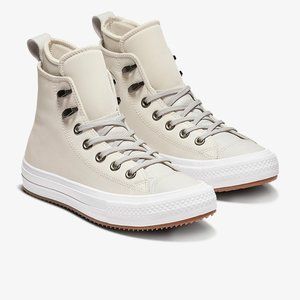 white converse with lunarlon